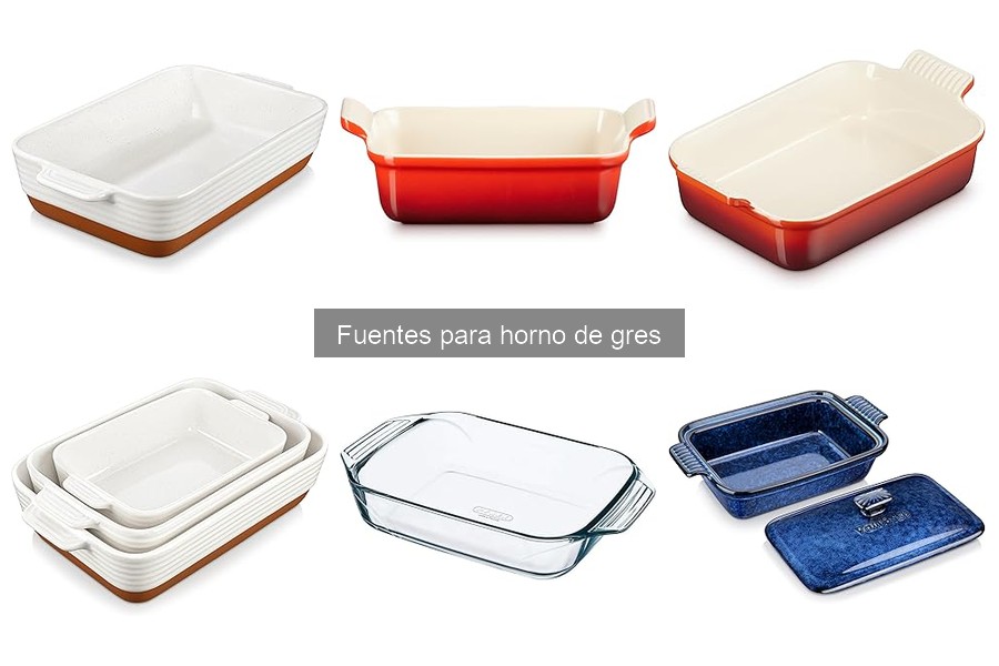 Mejores fuentes para horno de gres ideales para asados