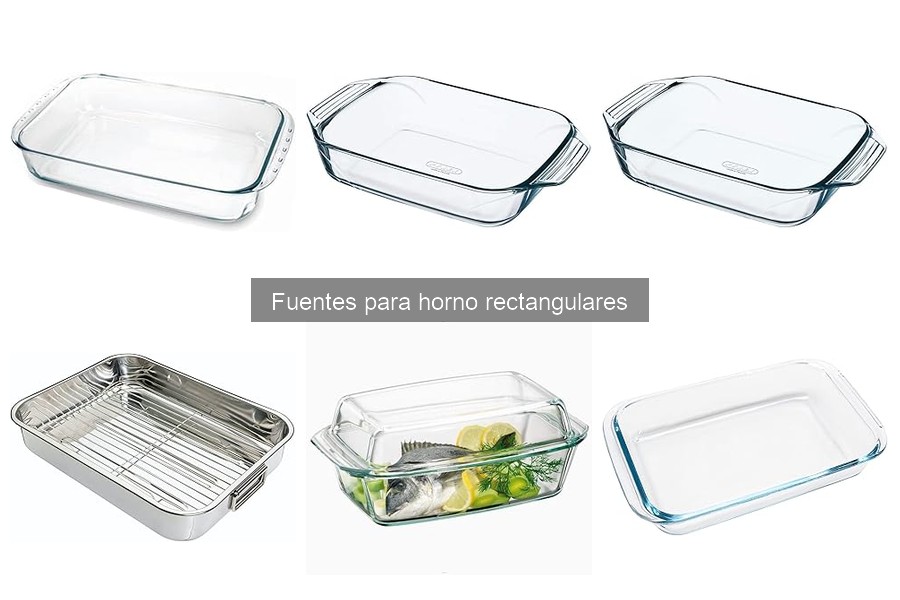 Mejores marcas de fuentes para horno rectangulares