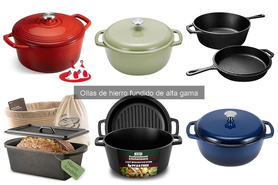 Mejores marcas de ollas de hierro fundido de alta gama