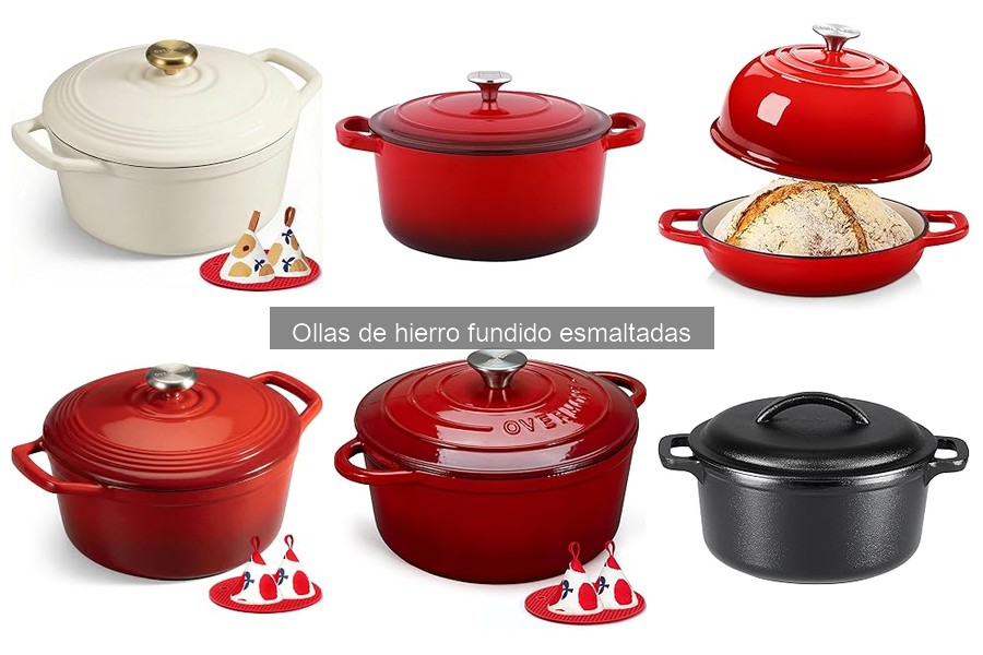 Mejores marcas de ollas de hierro fundido esmaltadas