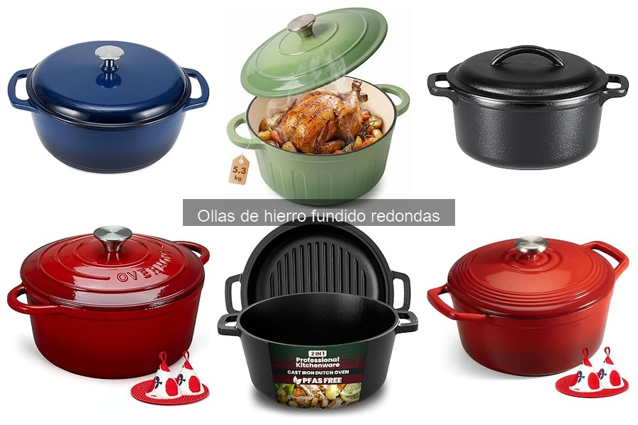 Mejores Ofertas de Ollas de Hierro Fundido Redondas