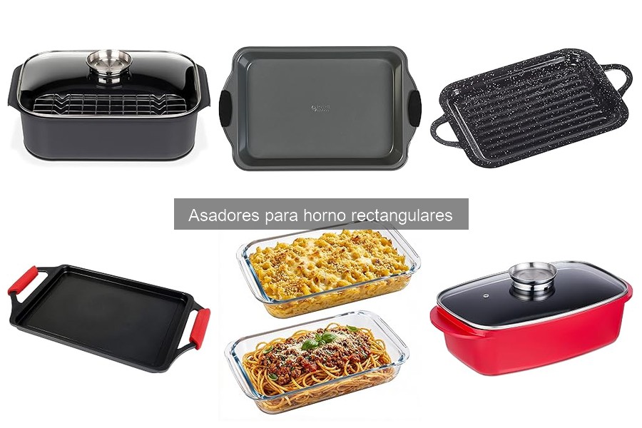 Mejores ofertas en asadores para horno rectangulares
