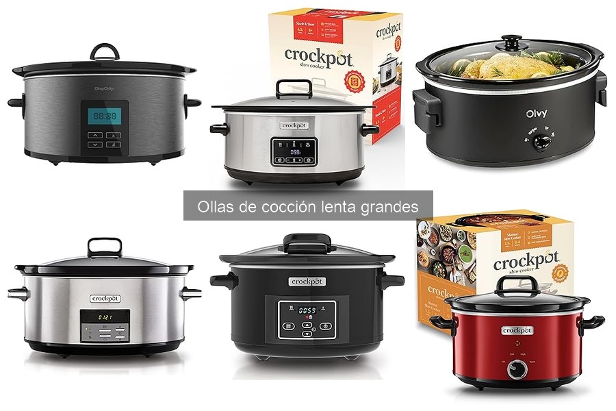 Mejores ofertas en ollas de cocción lenta grandes