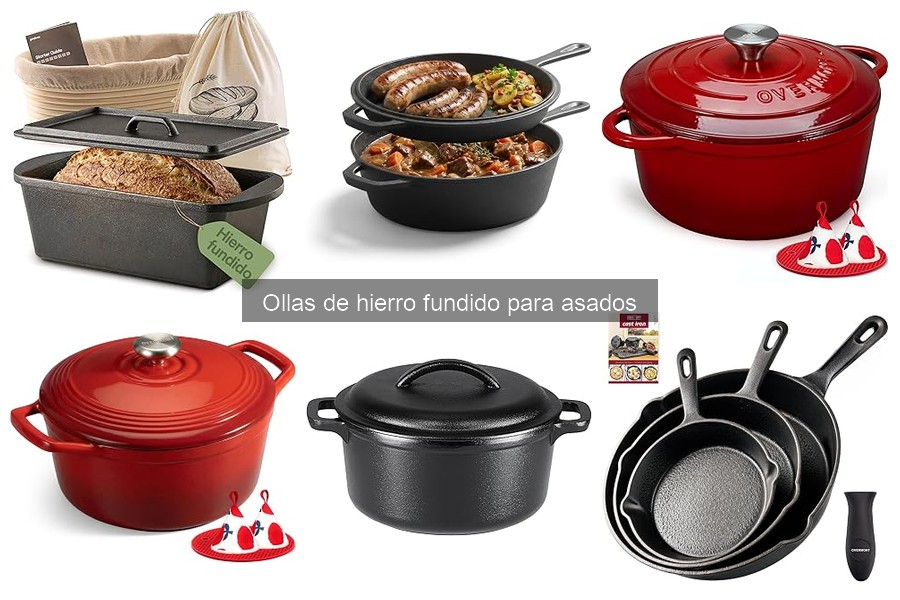 Mejores ofertas en ollas de hierro fundido para asados