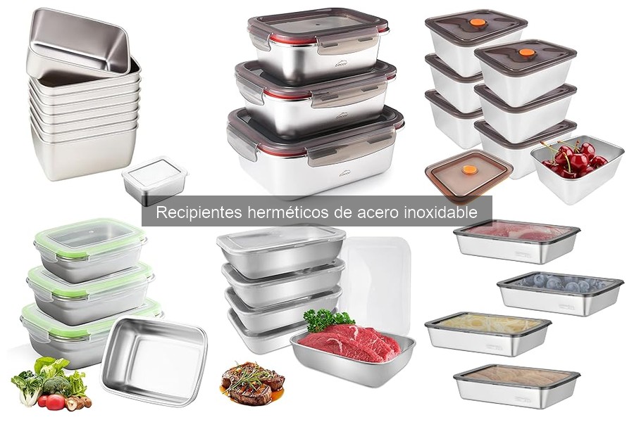 Mejores recipientes herméticos de acero inoxidable para conservar alimentos