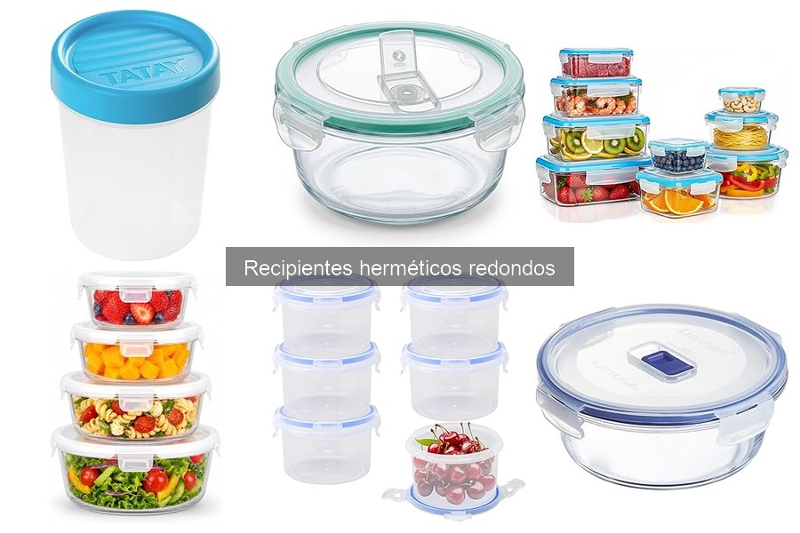 Mejores recipientes herméticos redondos para conservar alimentos