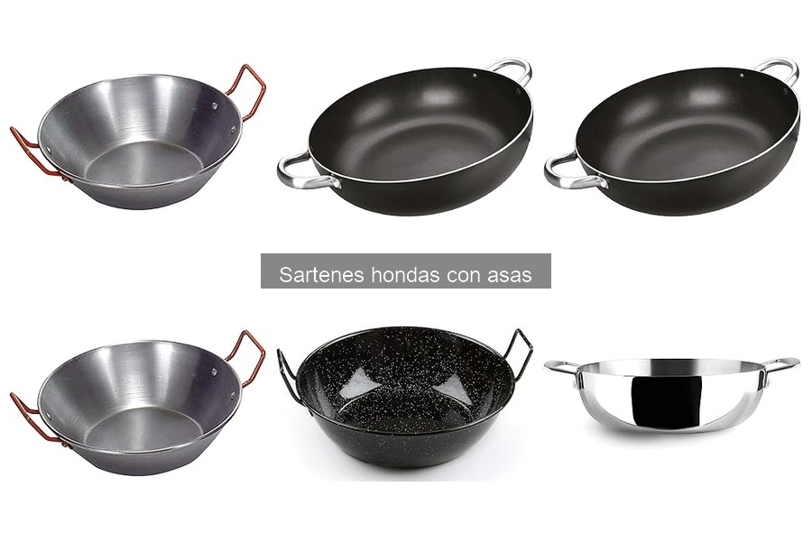 Mejores sartenes hondas con asas para 2023: comparativa