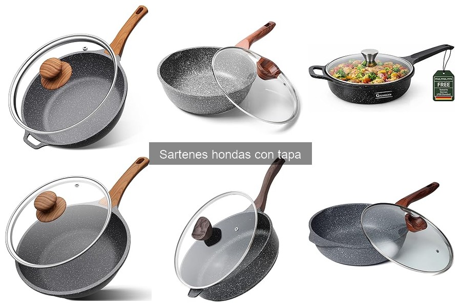 Mejores sartenes hondas con tapa del 2023: guía comparativa