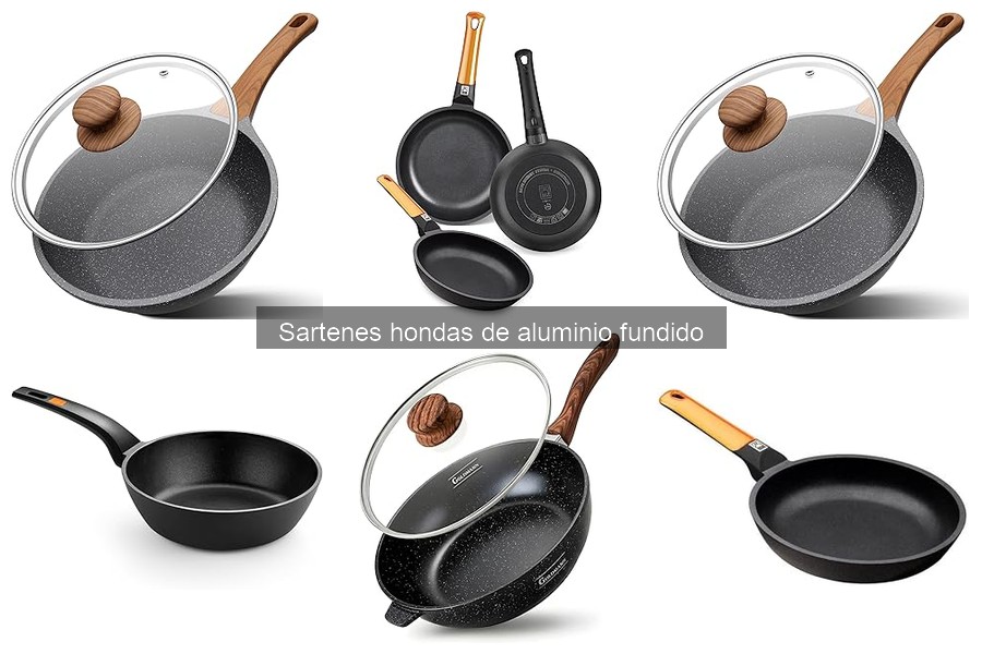Mejores sartenes hondas de aluminio fundido: comparativa 2023