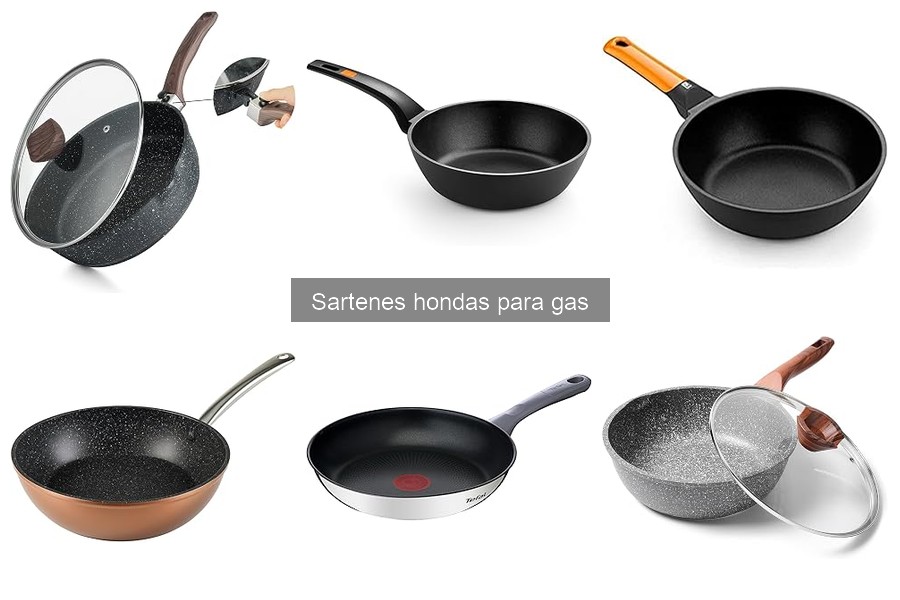 Mejores sartenes hondas para gas en 2023: Comparativa completa