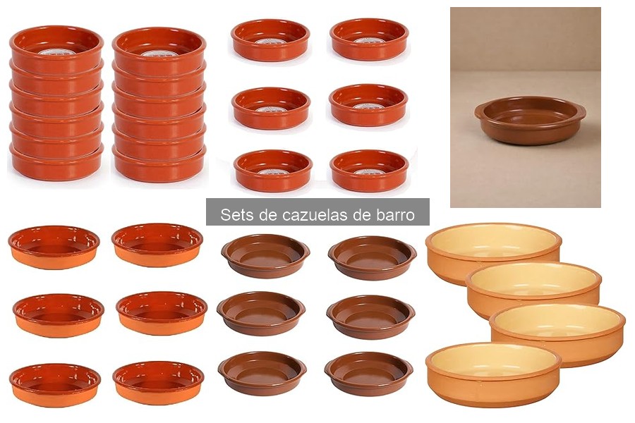 Mejores sets de cazuelas de barro para guisos