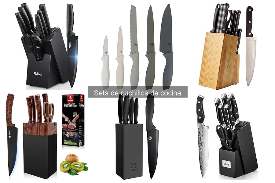 Mejores Sets de Cuchillos de Cocina para Guisos y Asados