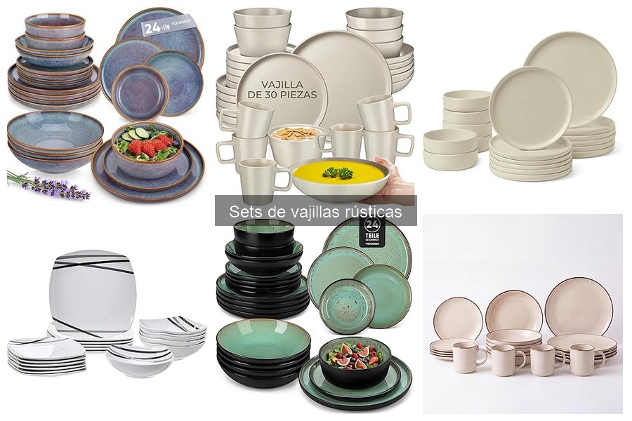 Mejores Sets de Vajillas Rústicas para Ocasiones Especiales