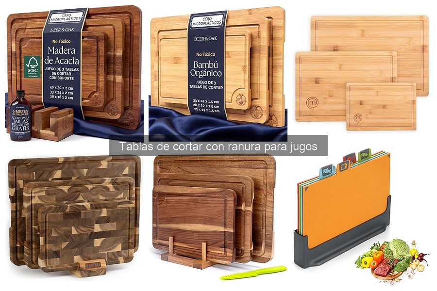Mejores tablas de cortar con ranura para jugos en 2023