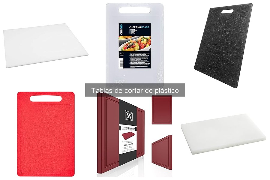 Mejores tablas de cortar de plástico para cocinas pequeñas