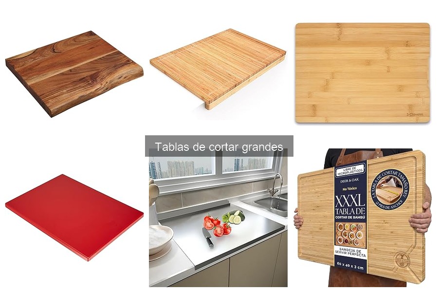 Mejores tablas de cortar grandes para chefs profesionales