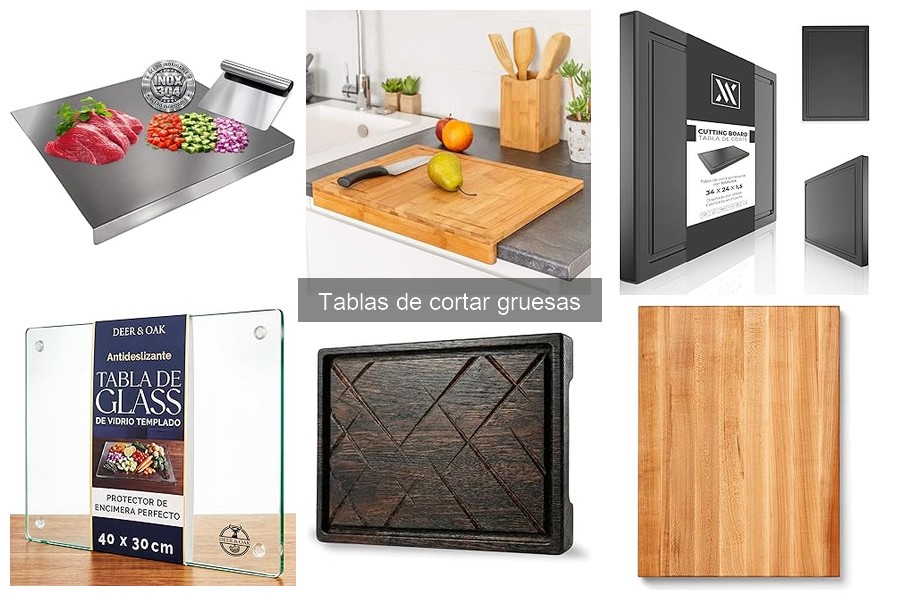 Mejores tablas de cortar gruesas para cocineros profesionales