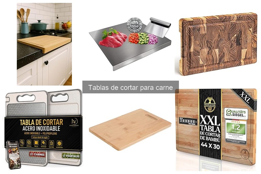 Mejores tablas de cortar para carne según su uso