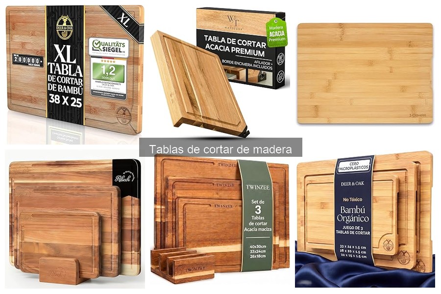 Mejores tiendas para comprar tablas de cortar de madera