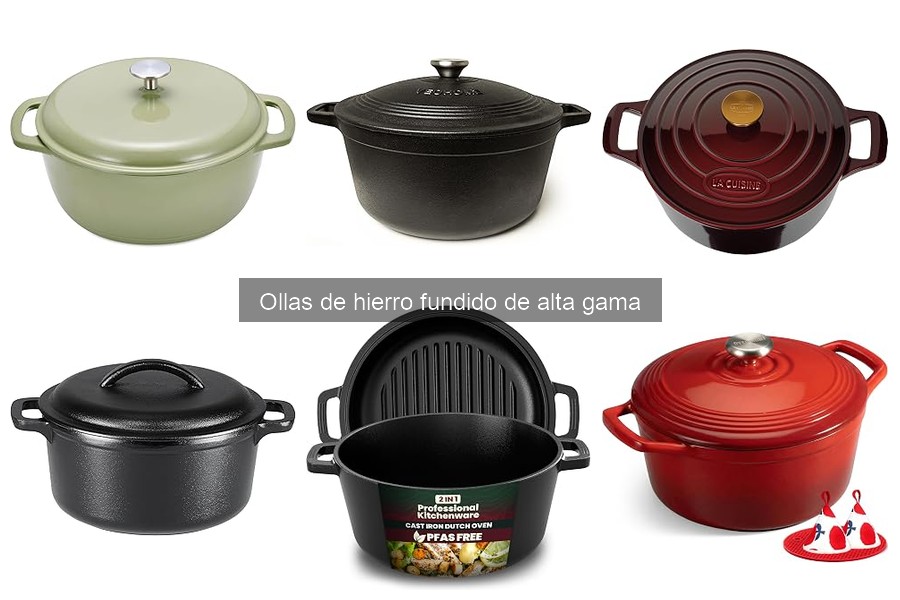 Ollas de hierro fundido de alta gama: ¿qué las hace especiales?