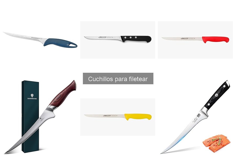 Opiniones sobre cuchillos para filetear Arcos y HOSHANHO
