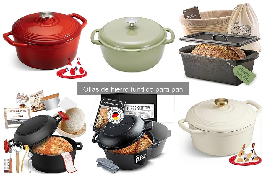 Opiniones sobre ollas de hierro fundido para pan