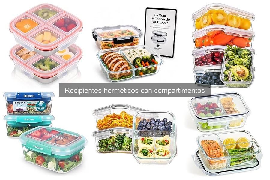 Opiniones sobre recipientes herméticos con compartimentos