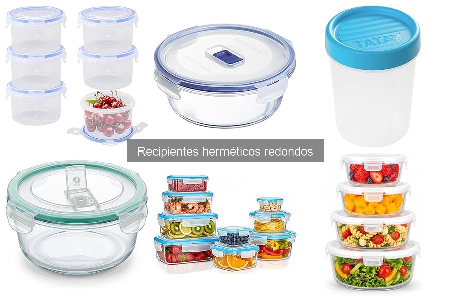 Opiniones sobre recipientes herméticos redondos de marcas