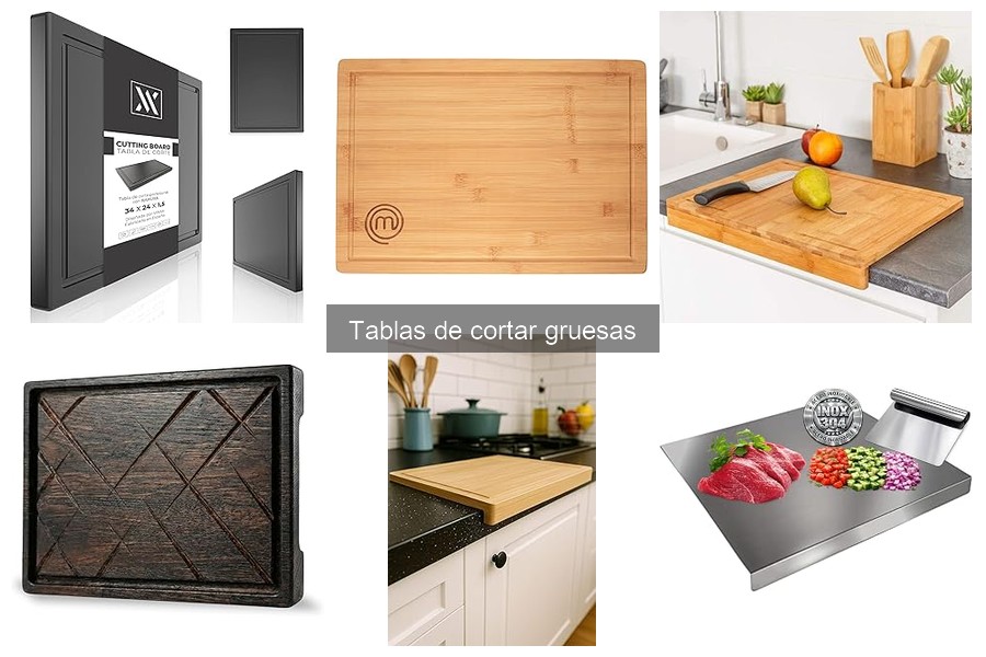 Opiniones sobre tablas de cortar gruesas com-four® y Boos Block