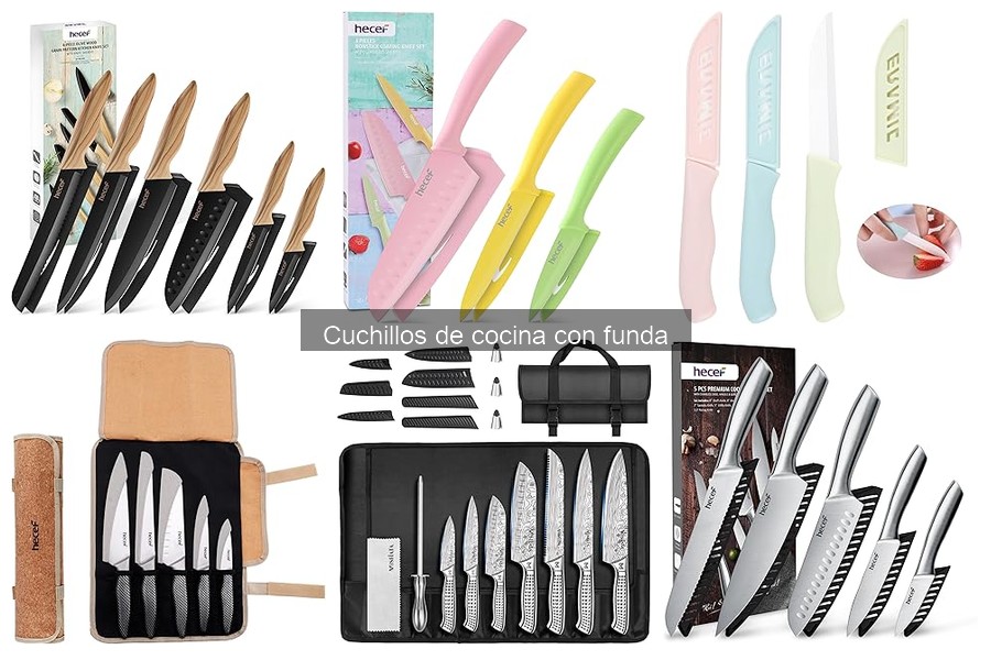 Precio promedio de cuchillos de cocina con funda