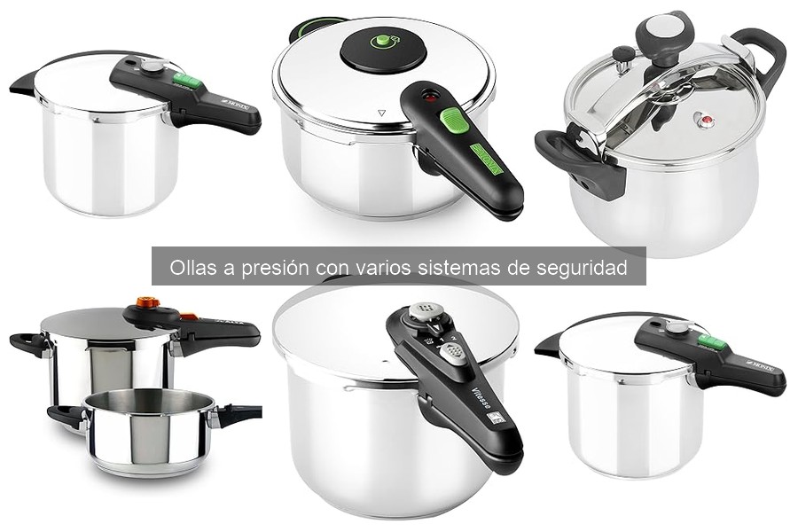 Precios de ollas a presión con sistemas de seguridad