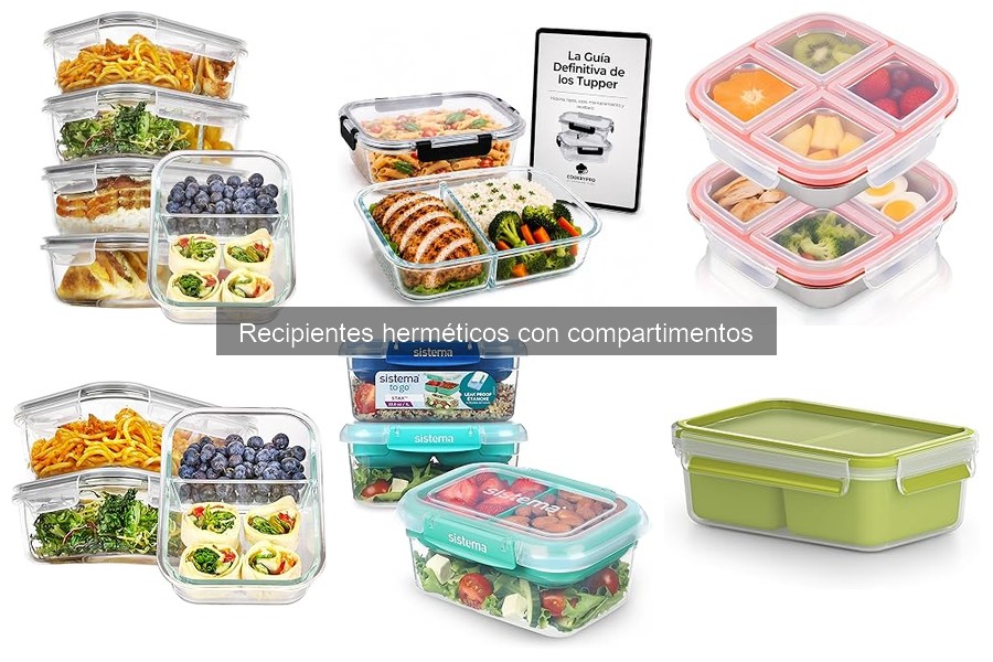 Precios de recipientes herméticos con compartimentos en 2023
