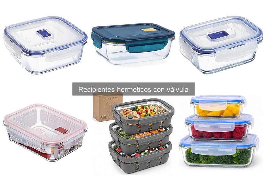 Precios de recipientes herméticos con válvula y dónde comprarlos