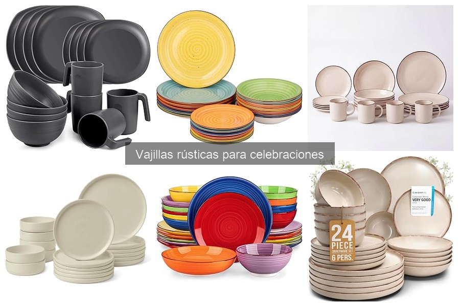 Precios de Vajillas Rústicas para Celebraciones: Estimaciones Clave