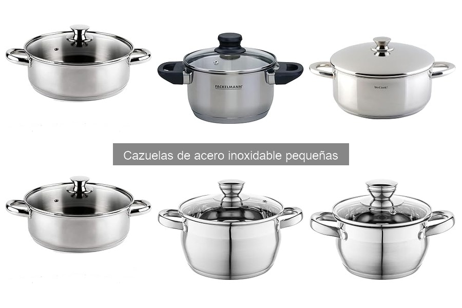 Precios y Dónde Comprar Cazuelas de Acero Inoxidable Pequeñas