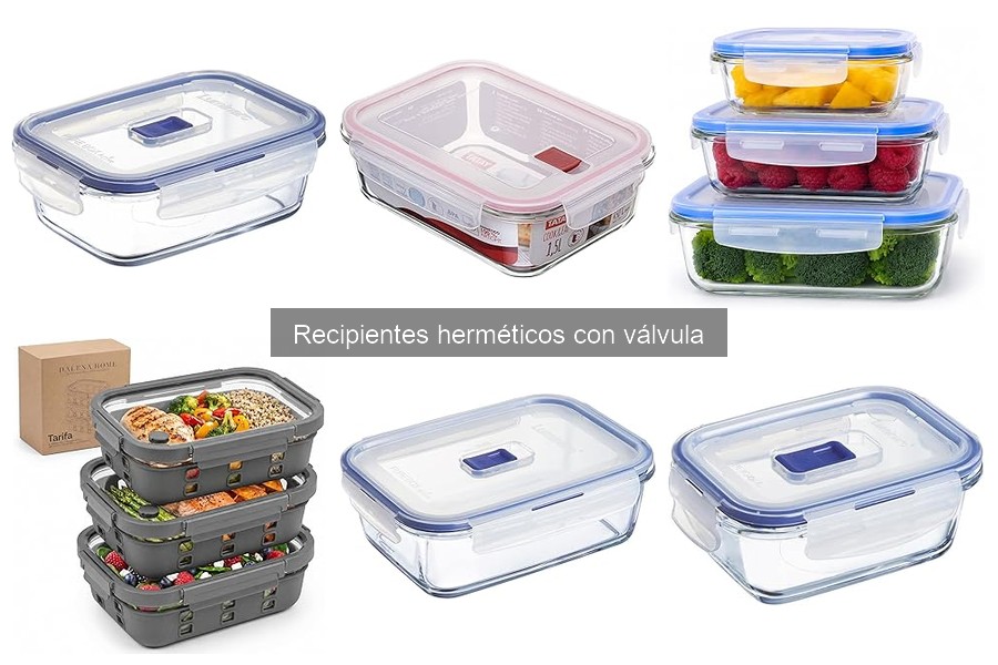 ** Problemas comunes con recipientes herméticos con válvula