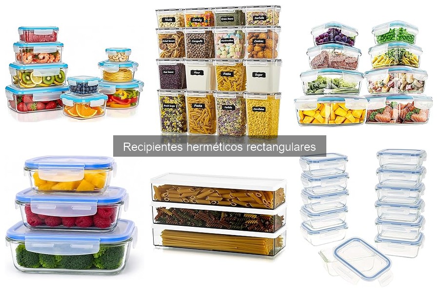 Problemas comunes con recipientes herméticos rectangulares