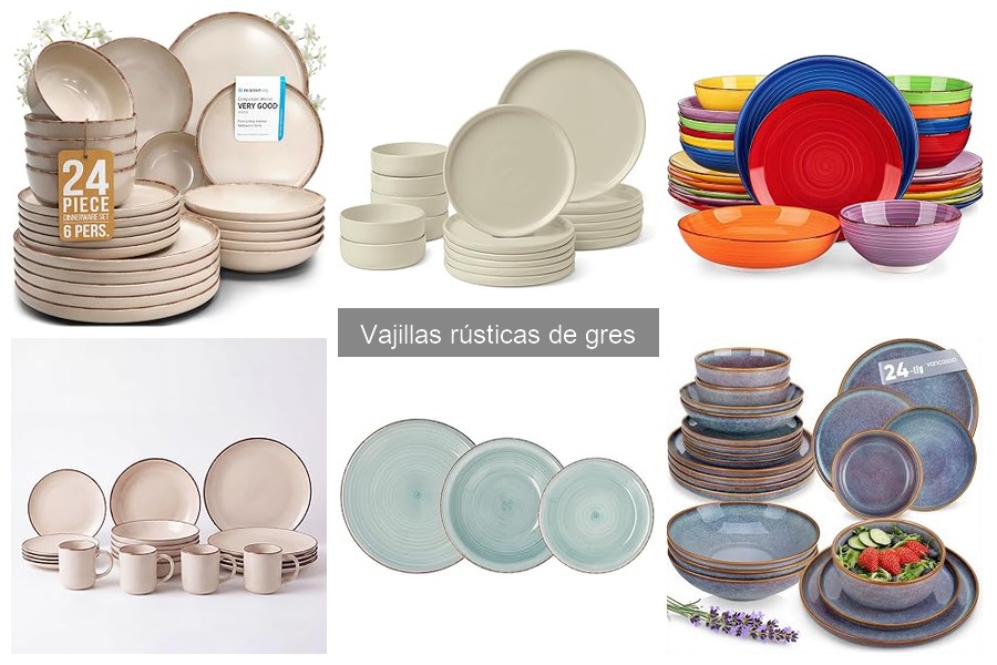 Problemas comunes con vajillas rústicas de gres