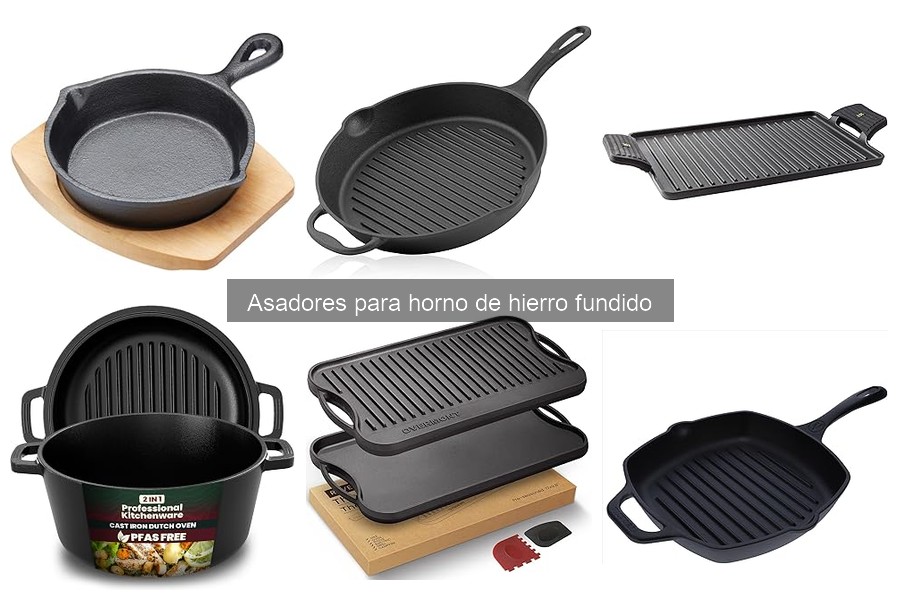 ¿Qué es un asador de horno de hierro fundido? Características y Usos