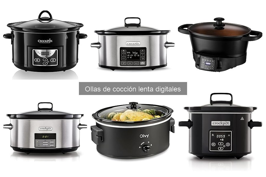 ¿Qué es una olla de cocción lenta digital? Descubre sus funcionalidades