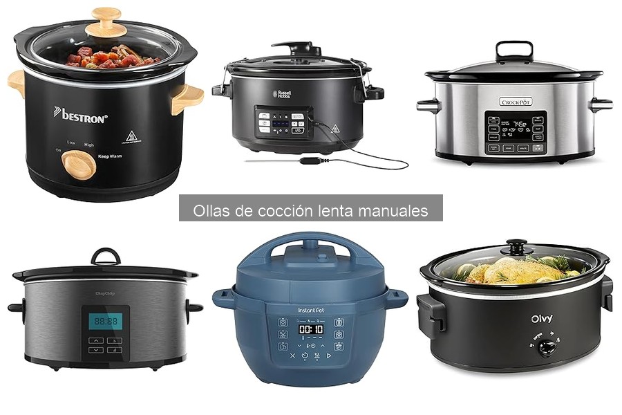 ¿Qué es una olla de cocción lenta manual? Características y funcionamiento