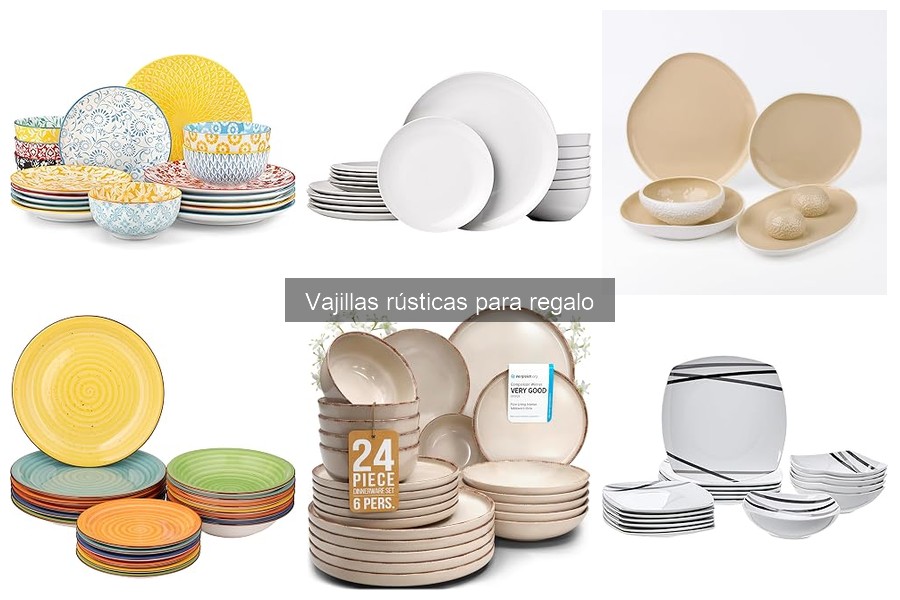 Qué son las vajillas rústicas: características y materiales