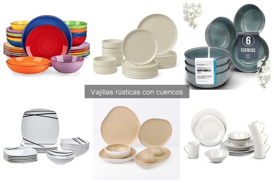 ¿Qué son las vajillas rústicas con cuencos? Descúbrelo Aquí