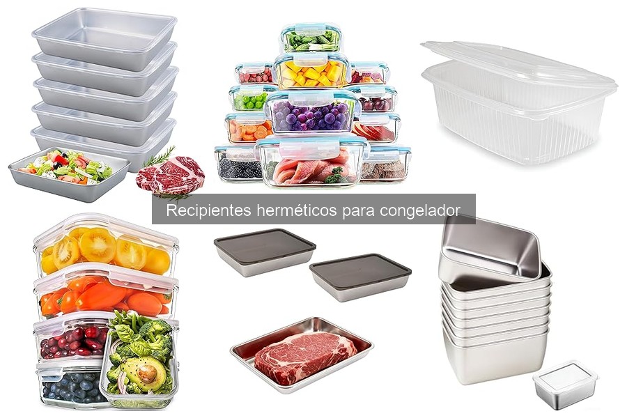 ¿Qué son los Recipientes Herméticos para Congelador?
