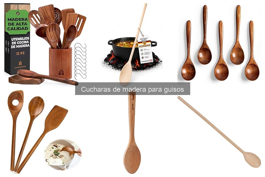 ¿Qué tipo de madera es mejor para cucharas de cocina?