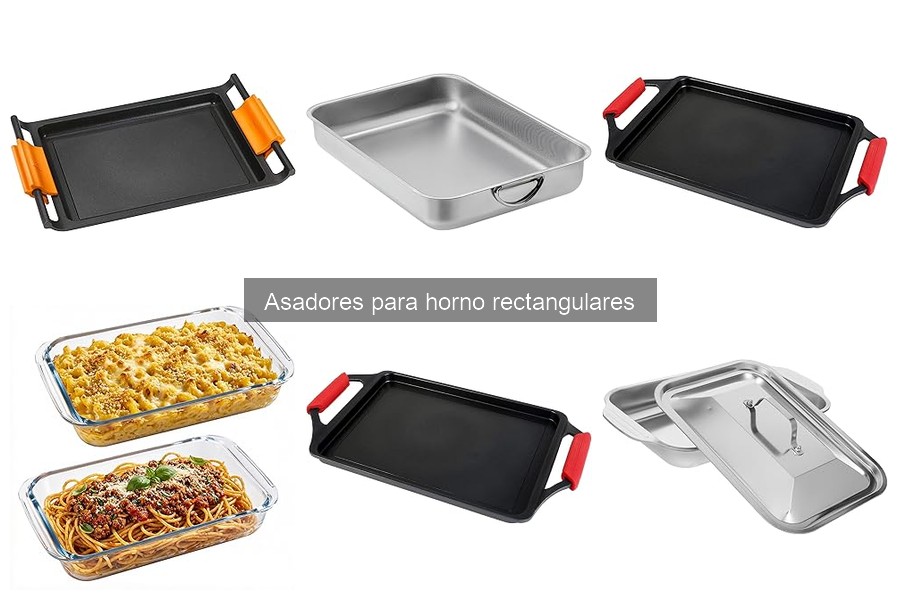 Recetas deliciosas para asadores de horno rectangulares