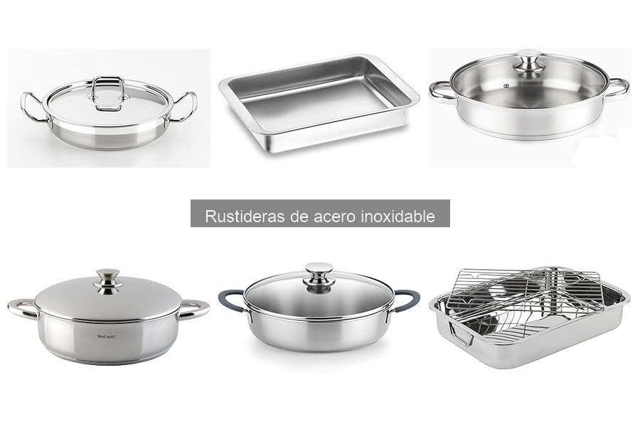 Recetas deliciosas para rustideras de acero inoxidable