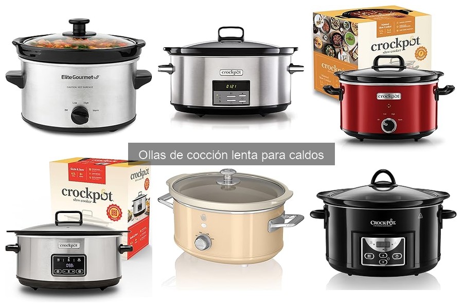 Recetas fáciles para caldos en olla de cocción lenta