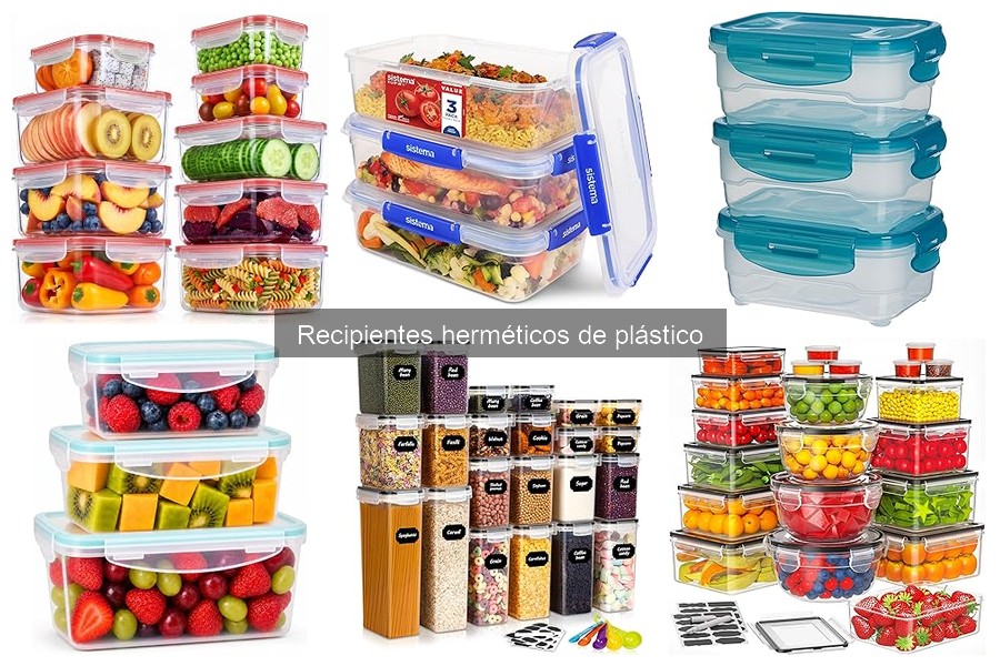 Recipientes herméticos de plástico vs. vidrio: ¿cuál elegir?
