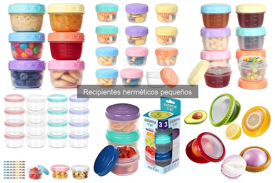 Recipientes herméticos pequeños: definición y características